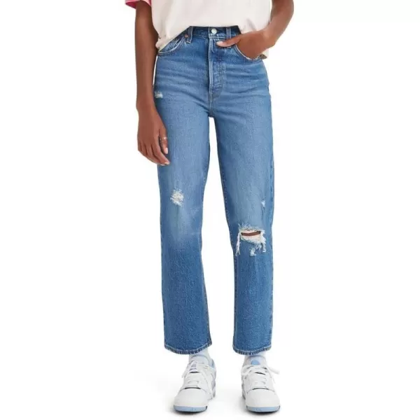 Levis Womens Premium Ribcage Straight Ankle JeansJazz Jive Tribe