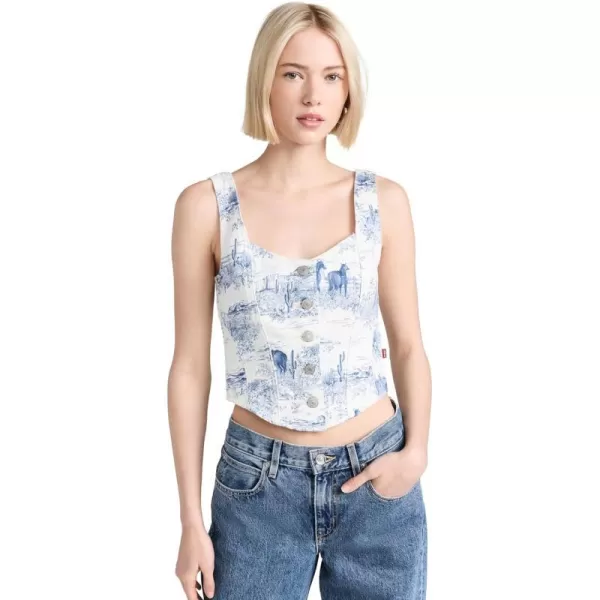 Levis womens Alani CorsetWestern Toile Corset