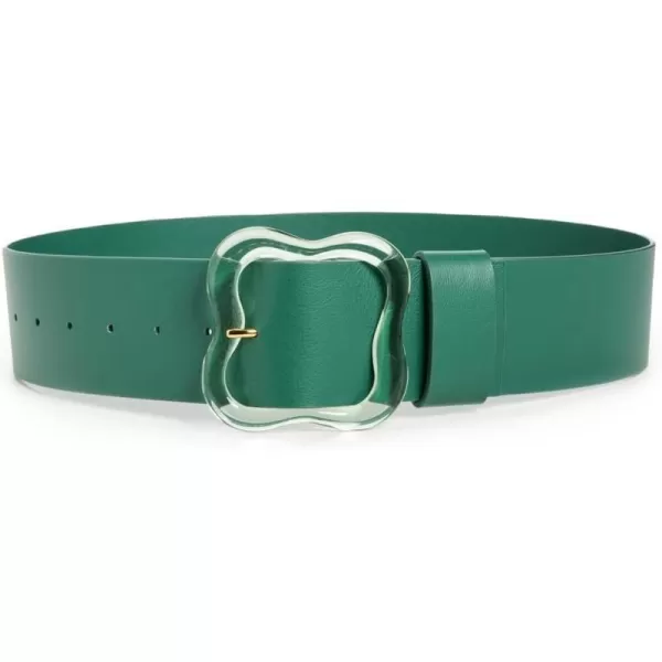 Lizzie Fortunato Womens Florence Belt In Dark EmeraldGreen