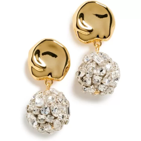 Lizzie Fortunato Womens Meteor Shower EarringsGold