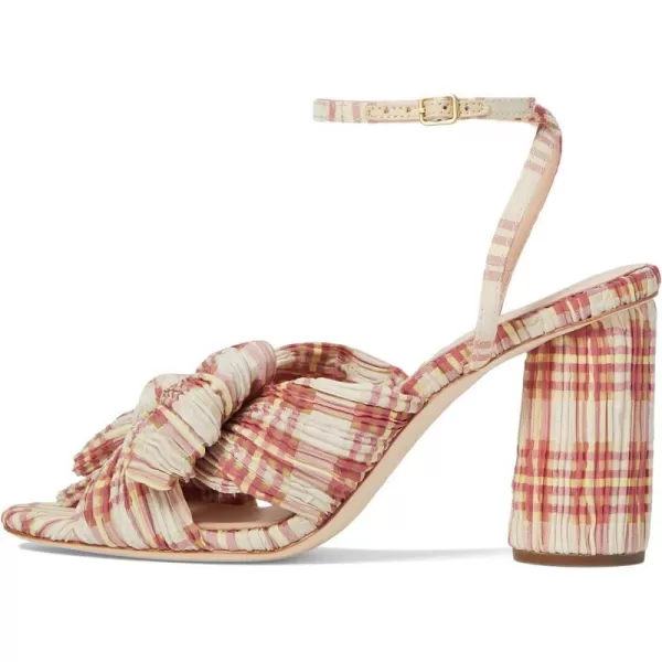 Loeffler Randall Womens Camelliaplfa Heeled SandalCranberry Plaid