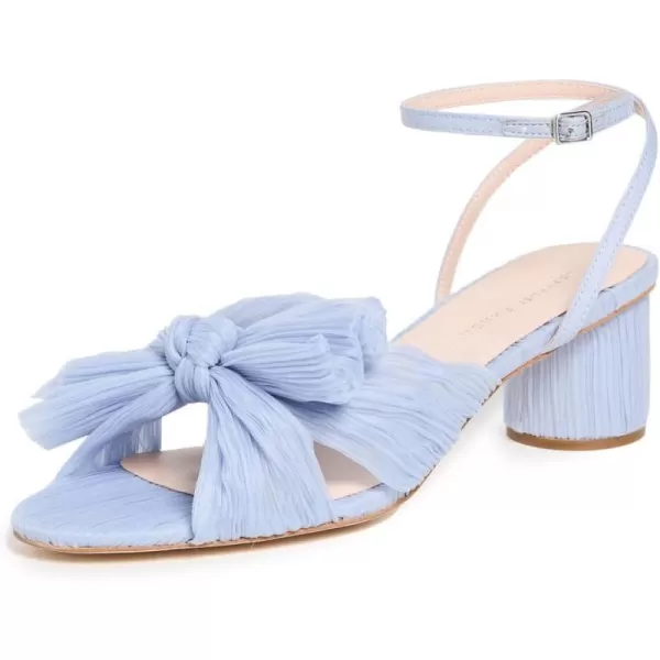 Loeffler Randall Womens Dahlia Pleated Bow HeelsBlue