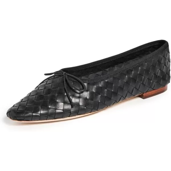 Loeffler Randall Womens Landry Woven FlatsBlack