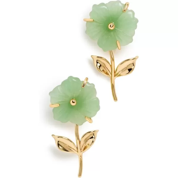 Loeffler Randall Womens Mai Flower EarringsGoldSage