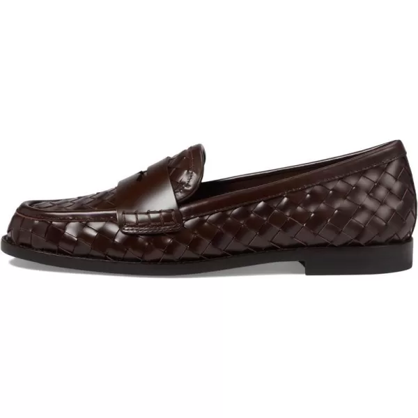 Loeffler Randall Womens Rachel Woven Leather LoafersEspresso