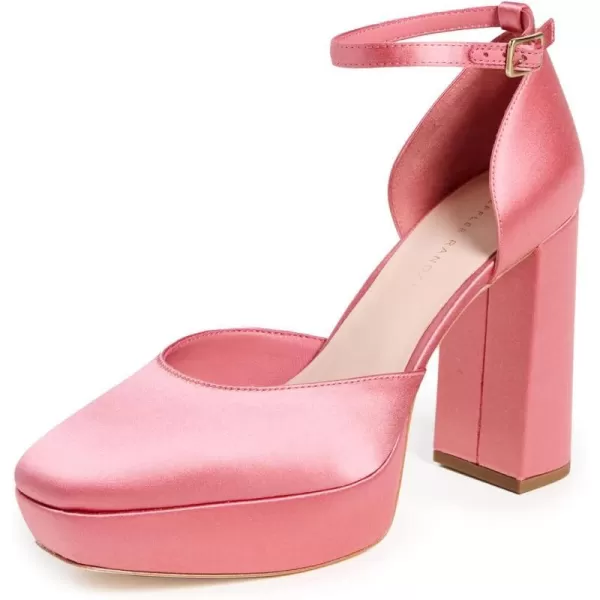 Loeffler Randall Womens Selina Closed Toe Ankle Strap PlatformsBubblegum