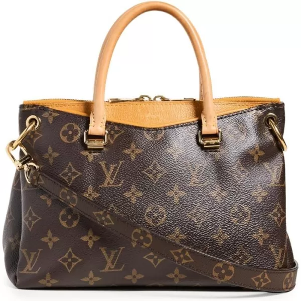 Louis Vuitton Womens PreLoved Louis Vuitton Yellow Monogram Pallas Bb Briefcase Yellow One SizeYellow