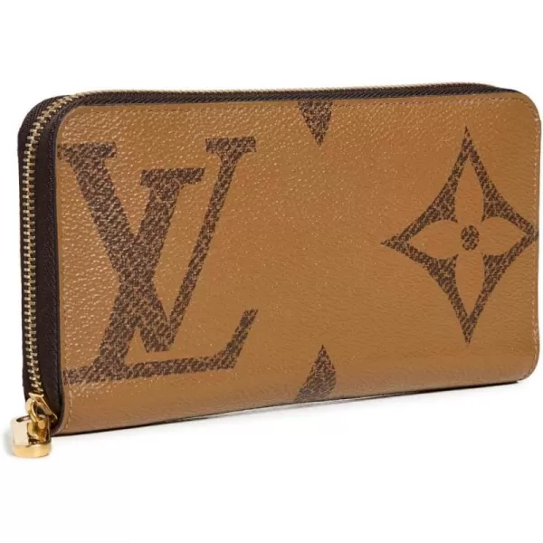 Louis Vuitton Womens PreLoved Louis Vuitton Zippy Wallet Monogram Gia Brown One SizeBrown