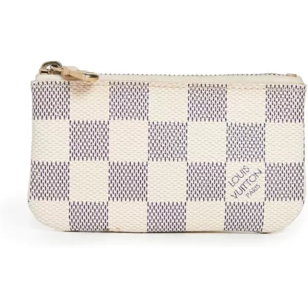 Louis Vuitton Womens PreLoved Pochette Cles Damier AzurLouis Vuitton