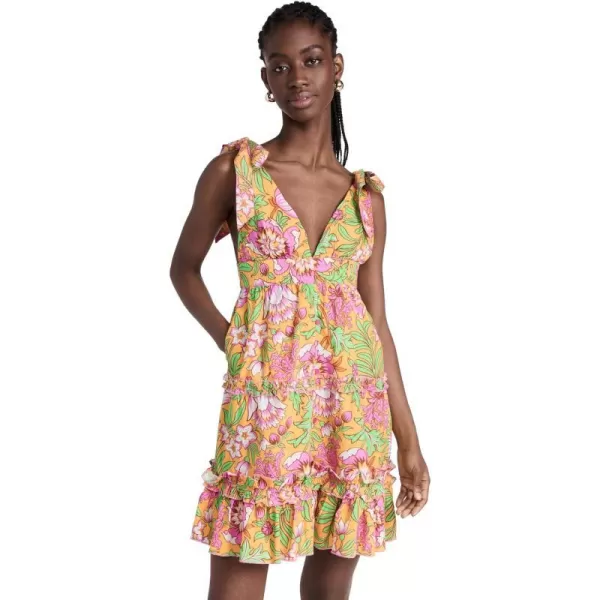 Love The Label Womens Madelyn DressBetty Yellow Print