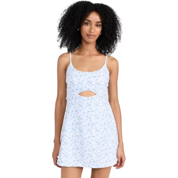 LoveShackFancy Womens Astoria DressBlue Side Walk