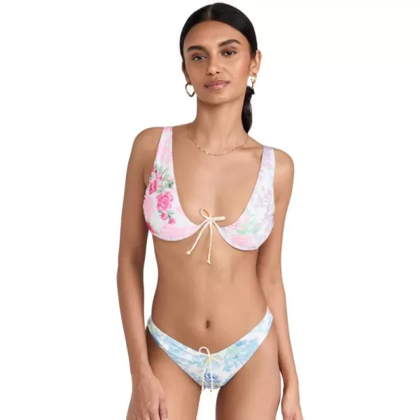 LoveShackFancy Womens Kinney Bikini SetRainbow Clouds