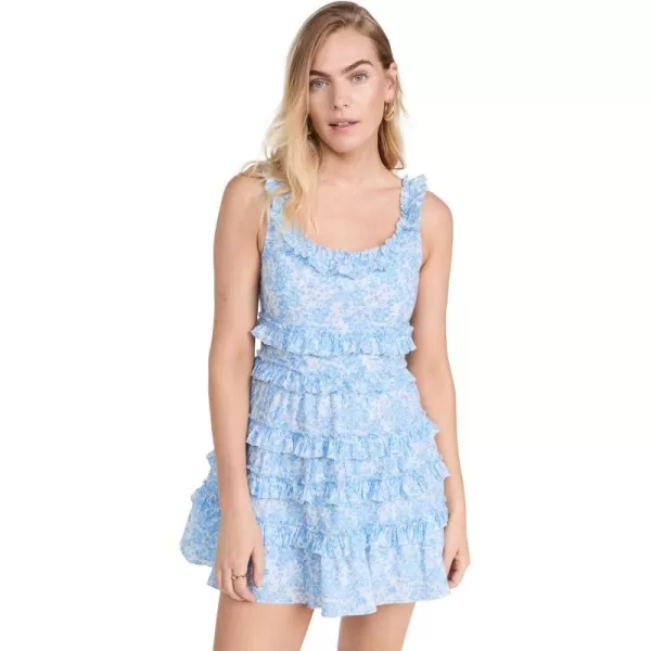 LoveShackFancy Womens Pippy DressSpa Blue