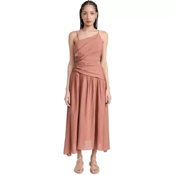 MOON RIVER Womens Cutout DressTerracotta