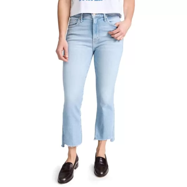MOTHER Womens Petite Lil Insider Crop Step Fray JeansLimited Edition
