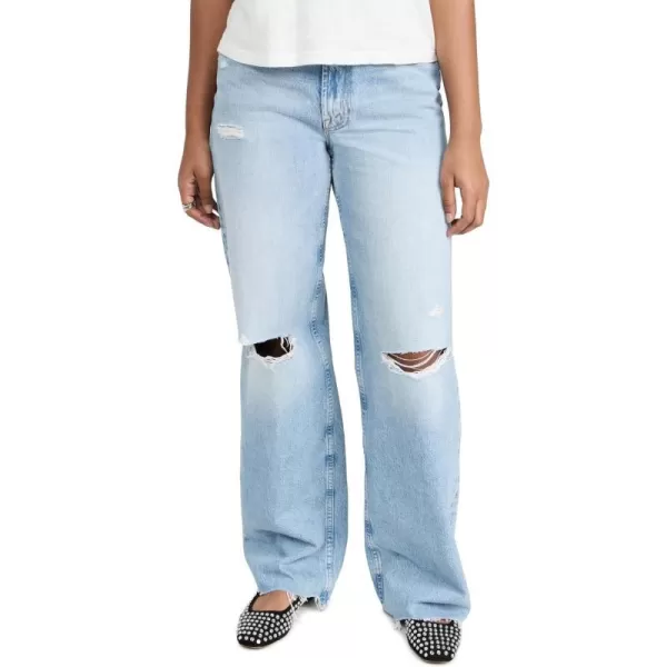 MOTHER Womens Spinner Zip Heel Chew JeansRollin Around