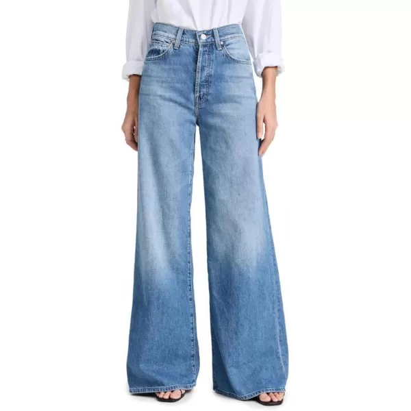 MOTHER Womens The Ditcher Roller Sneak JeansHeart Throb