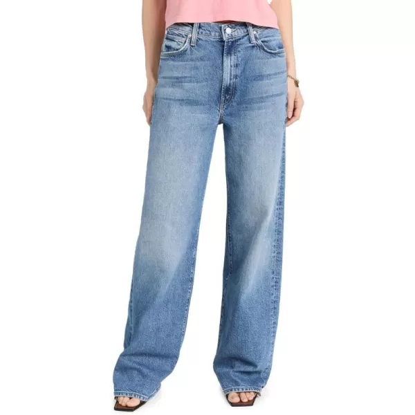 MOTHER Womens The Dodger Sneak JeansStrike a Pose