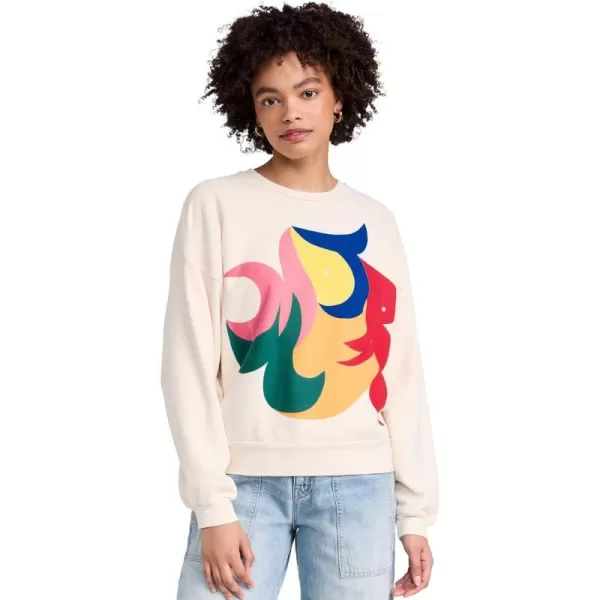 MOTHER Womens The Drop Square SweatshirtMother Jumble