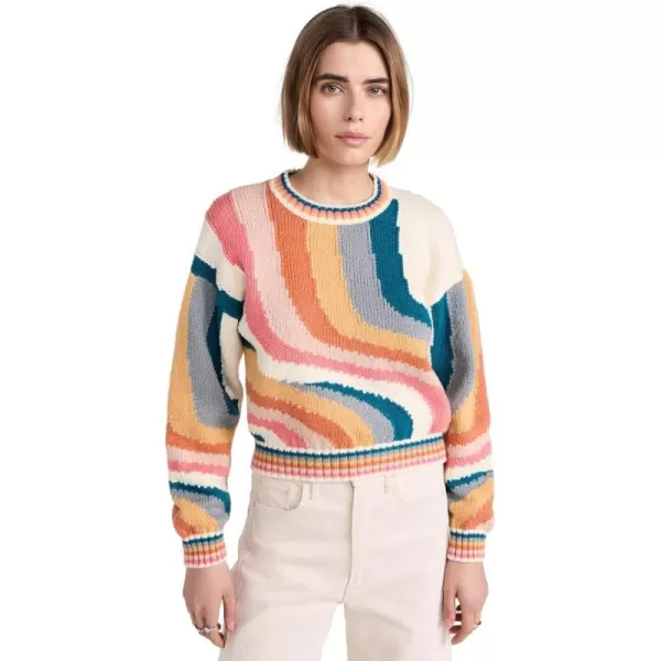 MOTHER Womens The Itsy Crop SweaterHypnotize Me