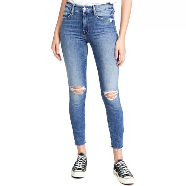 MOTHER Womens The Looker Ankle Fray JeansNot Cut amp Pasted