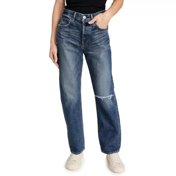 MOUSSY VINTAGE Womens MV Widtsoe Wide Straight JeansBlue