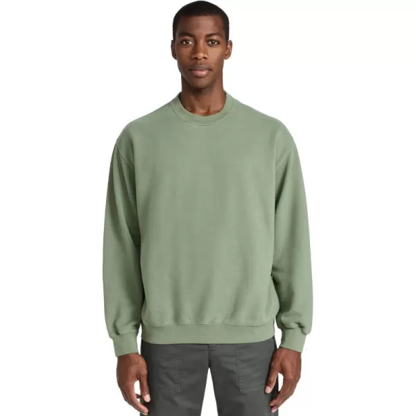 Madewell Mens Brushed Terry Crewneck SweatshirtWeathered Sage