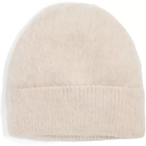 Madewell Womens Brushed Cuffed BeanieHeather Ecru