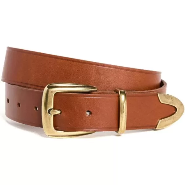 Madewell Womens Leather Western BeltEnglish Saddle