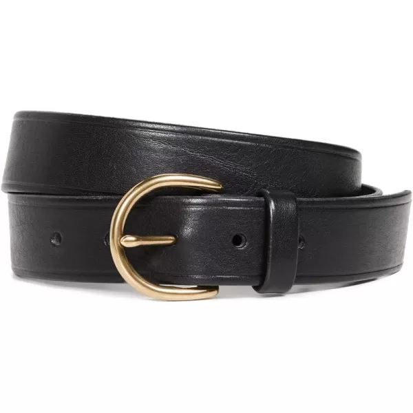 Madewell Womens Medium Perfect Leather BeltTrue Black