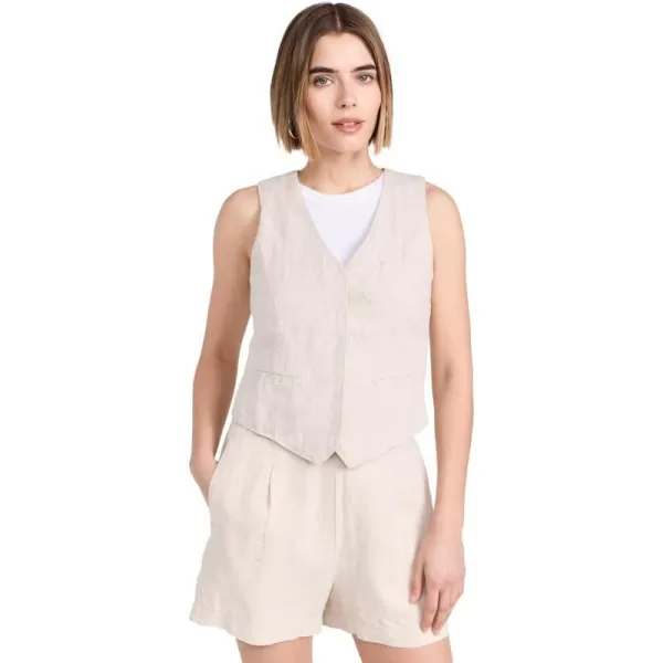 Madewell Womens SingleBreasted VestNatural Undyed