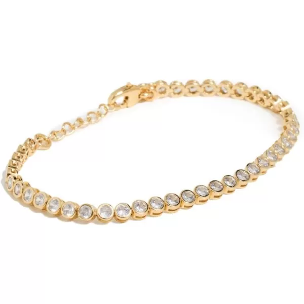 Madewell Womens Tennis BraceletPale Gold