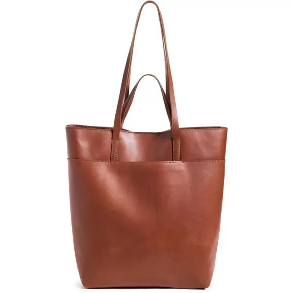 Madewell Womens The Essential Tote in LeatherWarm Cinnamon