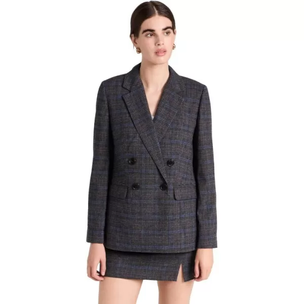 Madewell Womens The Rosedale Blazer in PlaidMini Glen Plaid