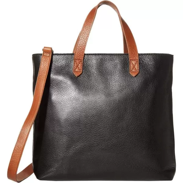 Madewell Womens The ZipTop Transport CrossbodyTrue BlackBrown