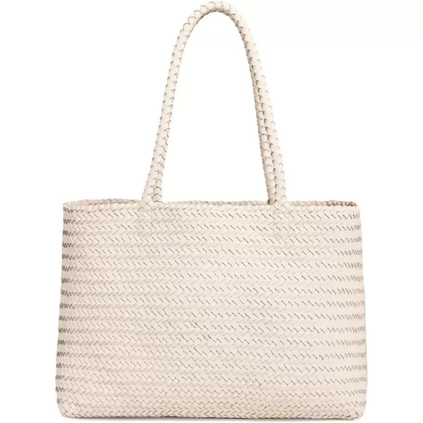 Madewell Womens Transport Early Weekender Woven ToteAlabaster