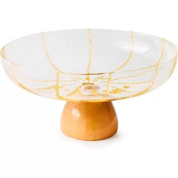 Maison Balzac Womens Grand Soleil Platter ClearYellow One SizeClearYellow