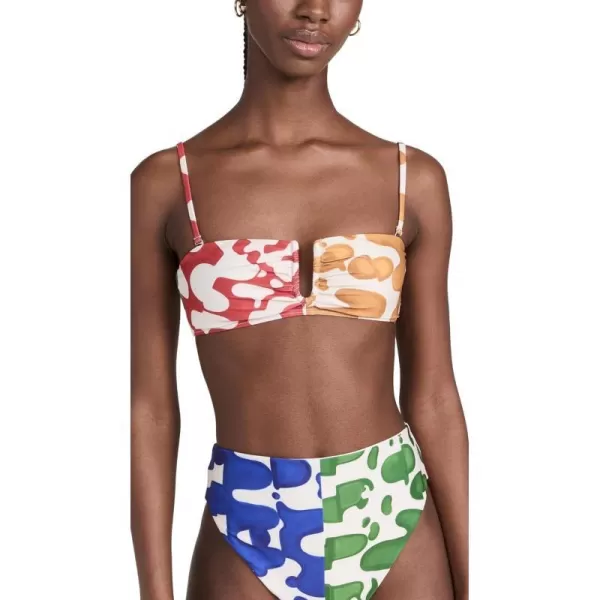 Mara Hoffman Womens Cruz Bikini TopMulti