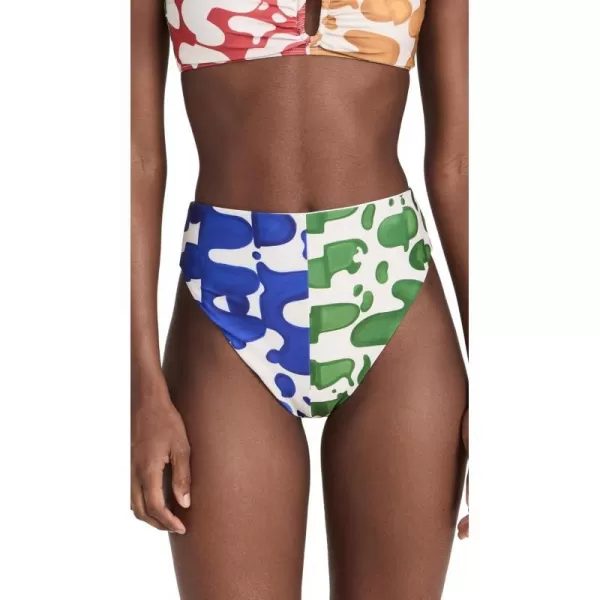 Mara Hoffman Womens Imina Bikini BottomsMulti