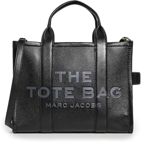 Marc Jacobs The Leather Medium Tote BagBlack