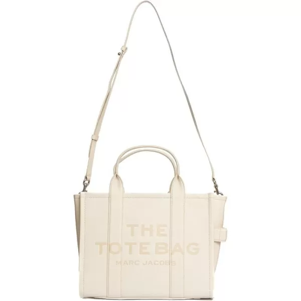 Marc Jacobs The Leather Medium Tote BagCottonSilver