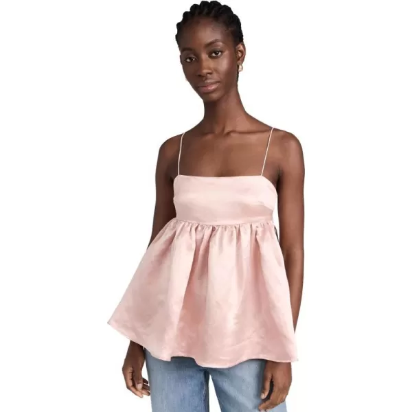 Marissa Webb Womens Luna Sateen Empire TopGardenia Pink