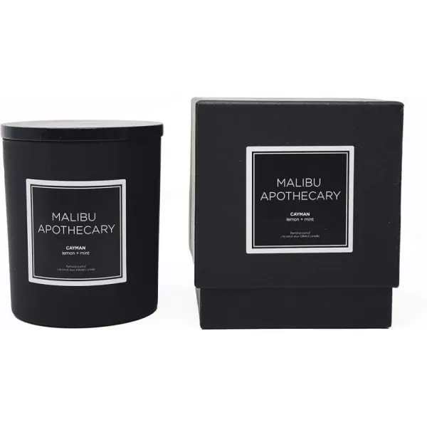 Matte Black Candle  Cayman Scent80 Ounce 80