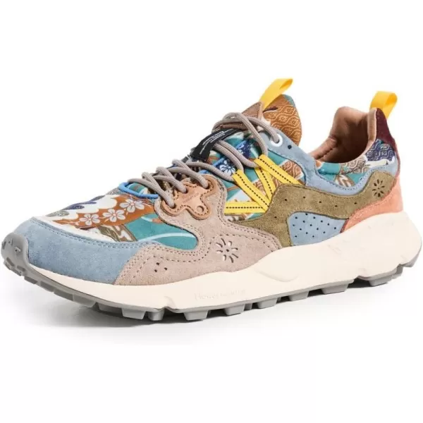 Mens Yamano 3 SneakersTaupeAzureMulti