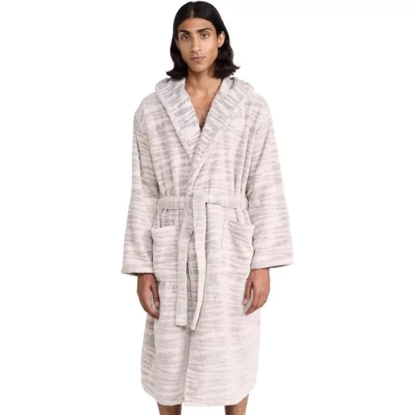 Missoni Mens Allan Bathrobe HoodedNaturalPanna