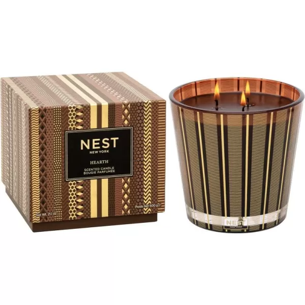 NEST New York Bamboo Scented Classic CandleHearth 3Wick Candle