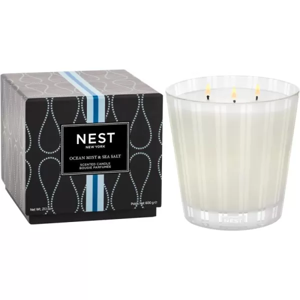 Ocean Mist & Sea Salt 3-Wick Candle