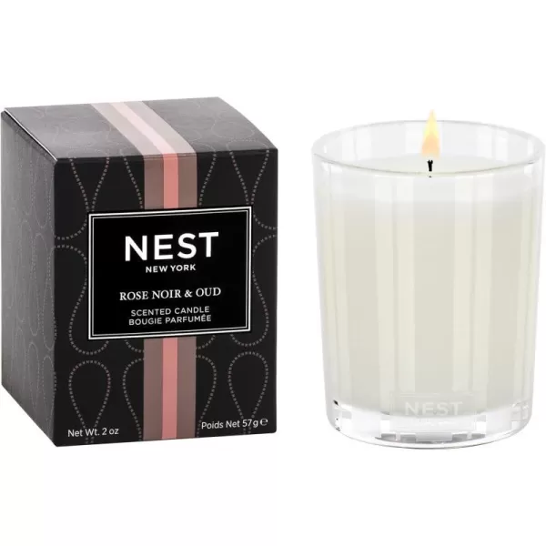 Rose Noir & Oud Votive Candle