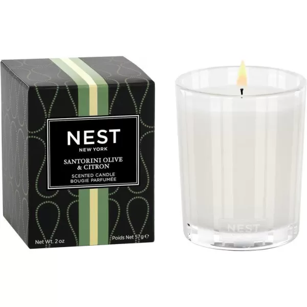 Santorini Olive & Citron Votive Candle