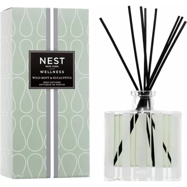 NEST New York Driftwood amp Chamomile Reed DiffuserWild Mint amp Eucalyptus